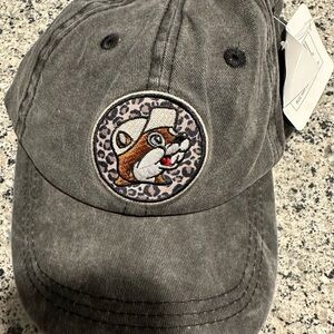 Gray Cap with Cartoon Patch